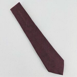 Tiffany & Co. Made in Italy Silk Chevron Patterned Tie Office Professional